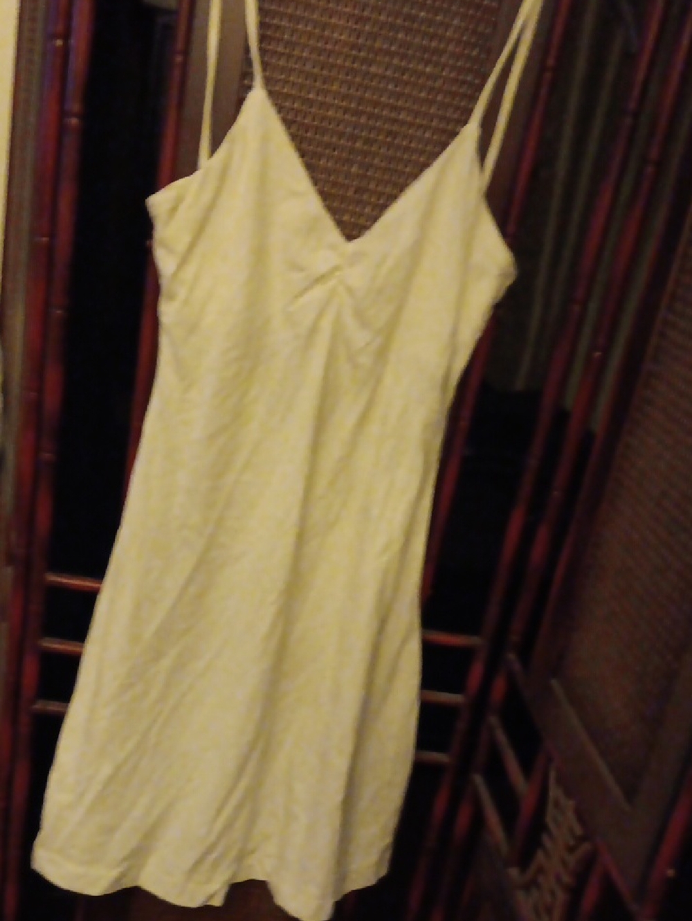 Simple V-Neck Spaghetti Strap Slip Dress or bikini 👙 cover up